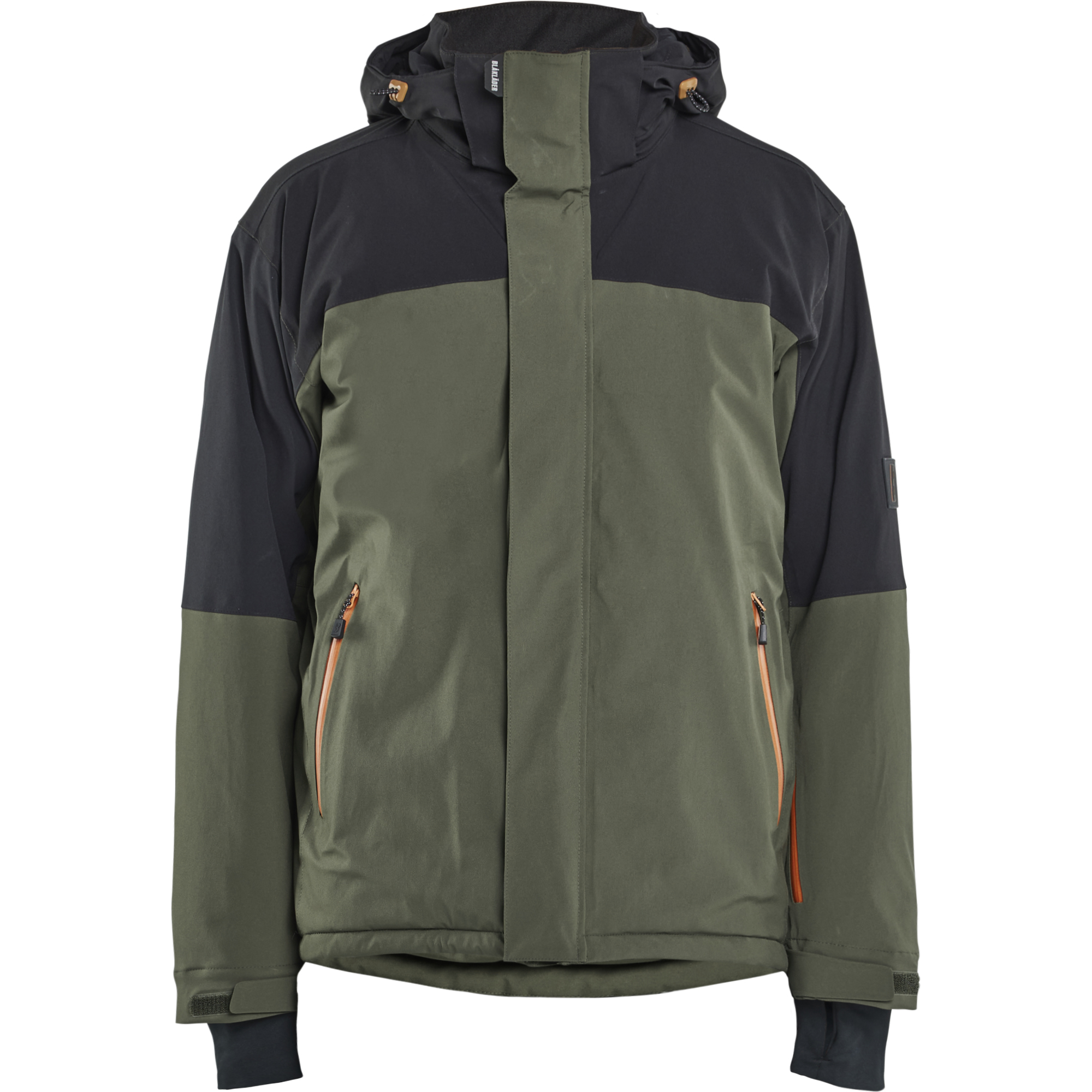 Blaklader STRIKER Winter Jacket Stretch, Forest Green/Rust