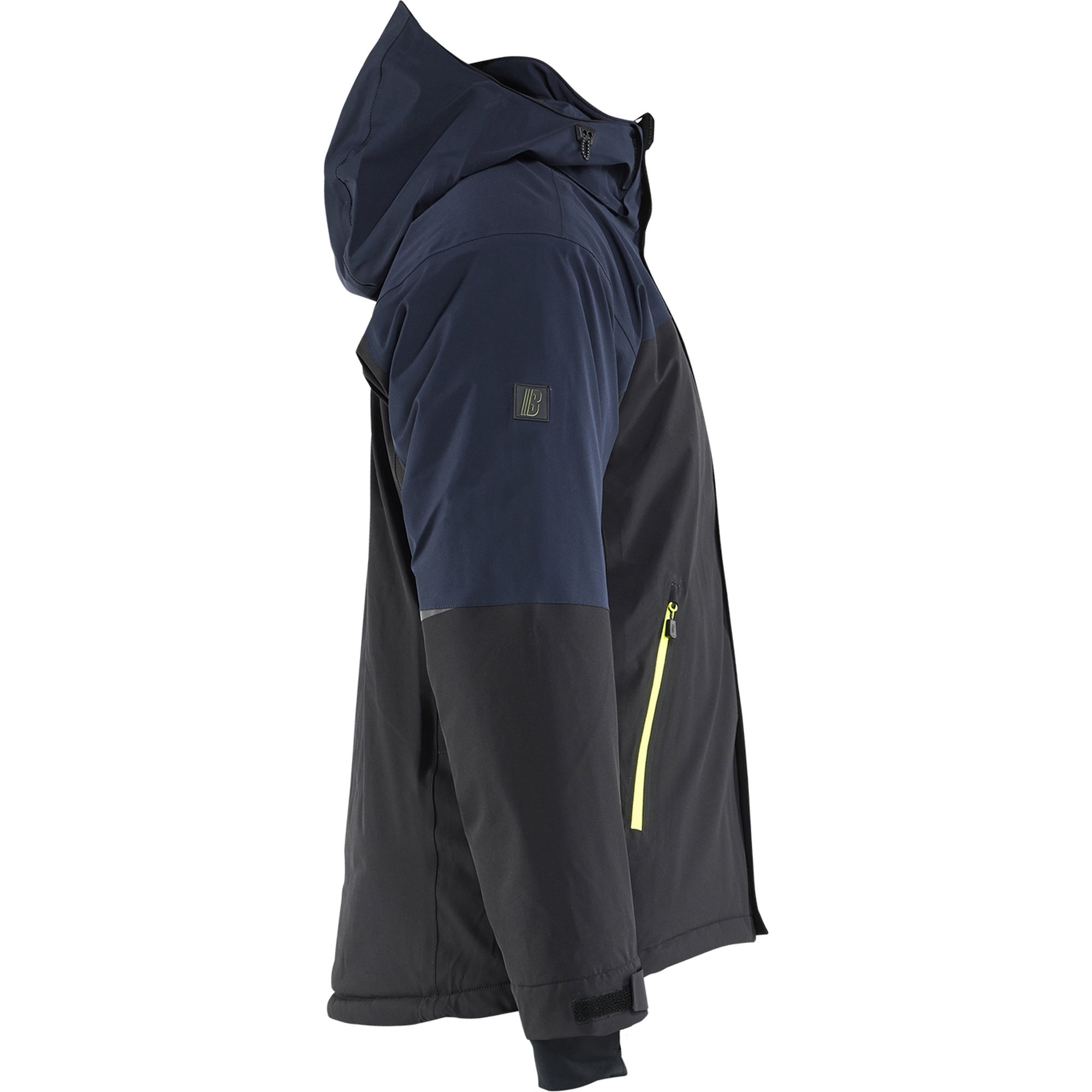 Blaklader Striker Stretch Winter Jacket, Dark Navy/High Vis Yellow (2)