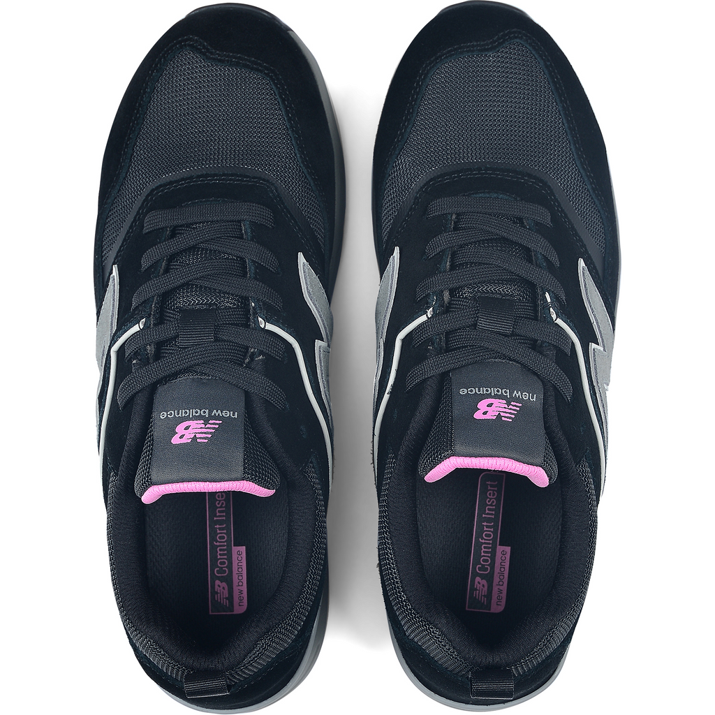 New Balance Elite Lite Womens Safety Shoe S1 PL HRO FO SC SR Black/rose (8)