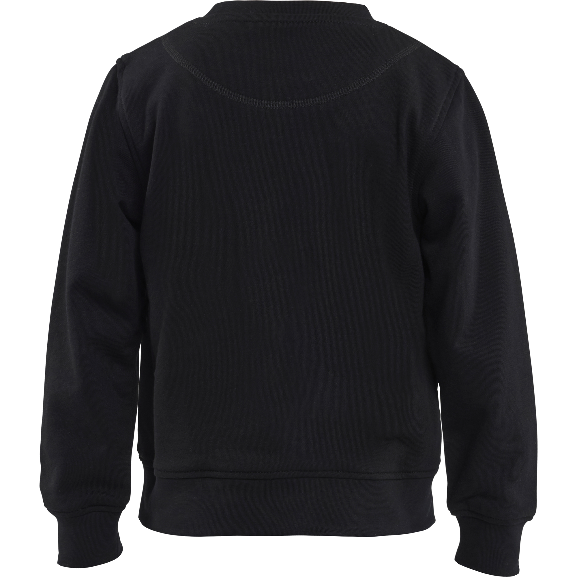 Blaklader Kids Sweatshirt, Black/High Vis Yellow (4)