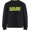 Blaklader Kids Sweatshirt, Black/High Vis Yellow
