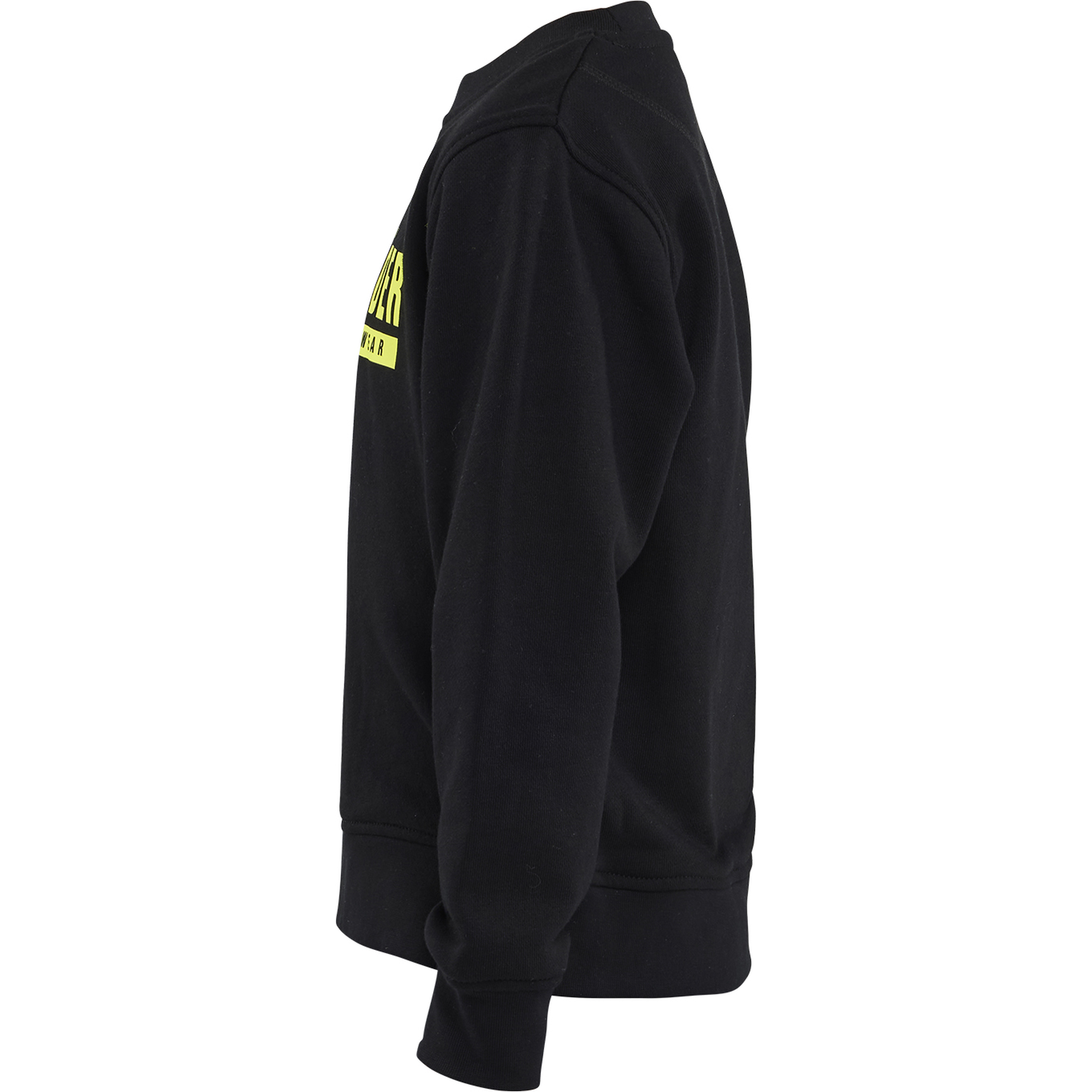Blaklader Kids Sweatshirt, Black/High Vis Yellow (3)
