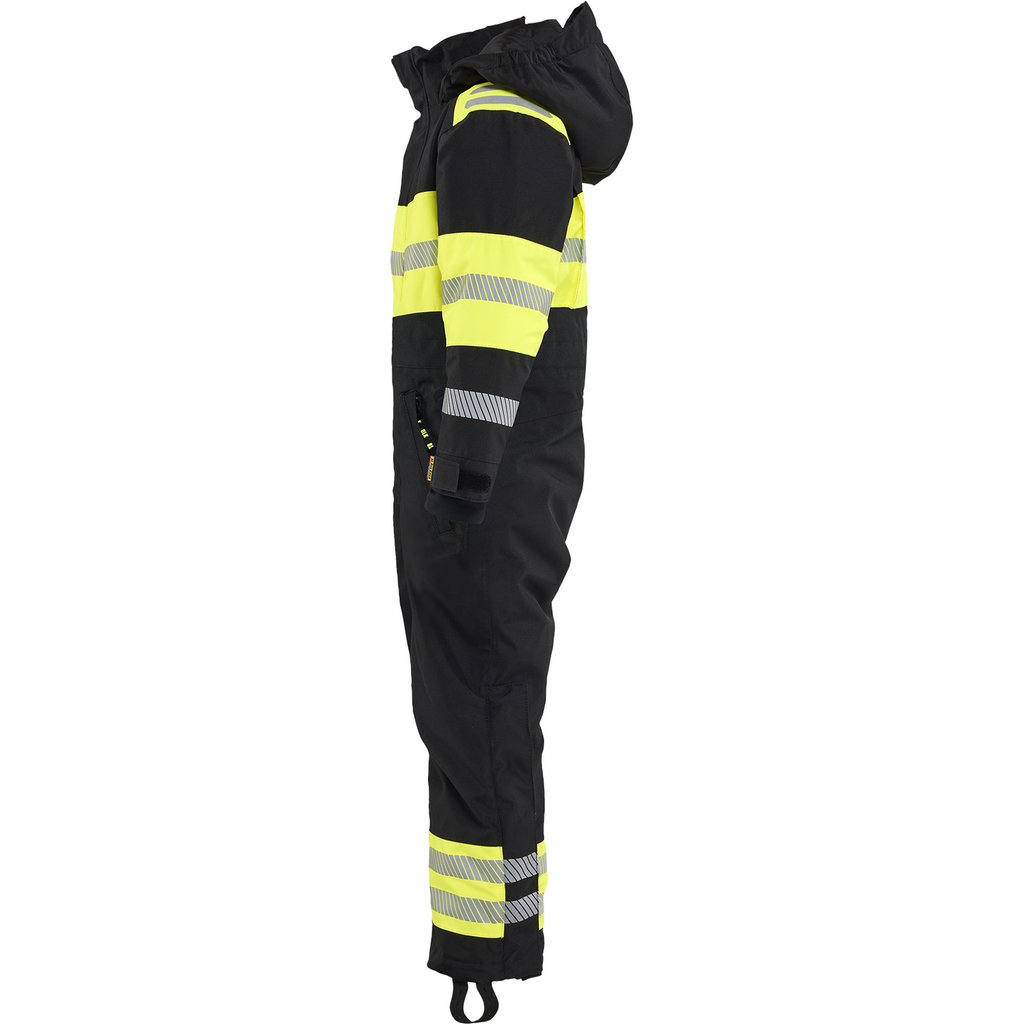 Blaklader Kids Winter Coverall, Black/High Vis Yellow (3)