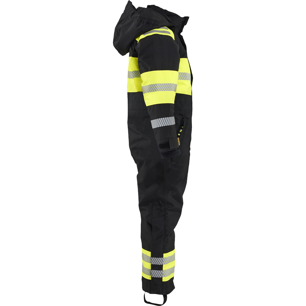 Blaklader Kids Winter Coverall, Black/High Vis Yellow (2)