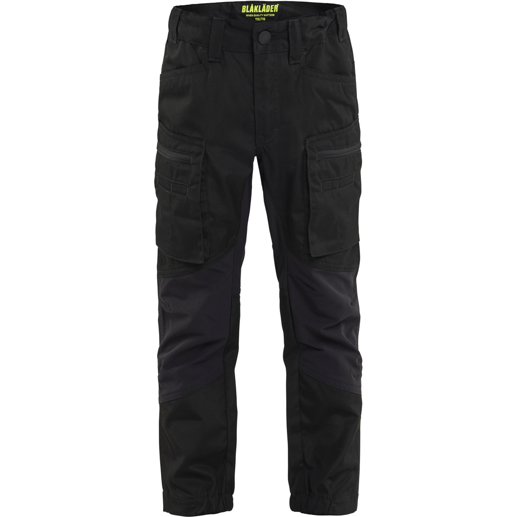 Blaklader Kids Work Trousers Stretch, Black