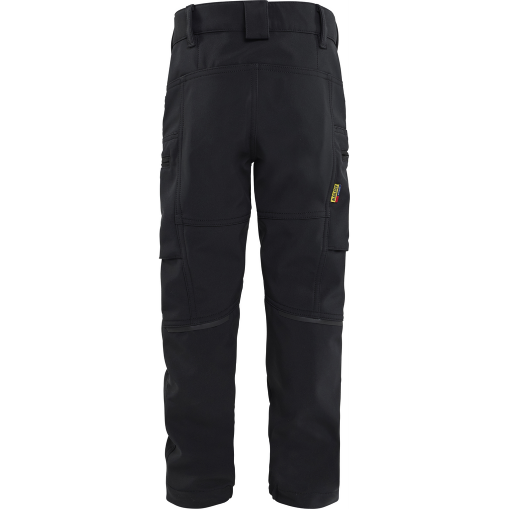 Blaklader Children's Softshell Work Trousers, Black (4)