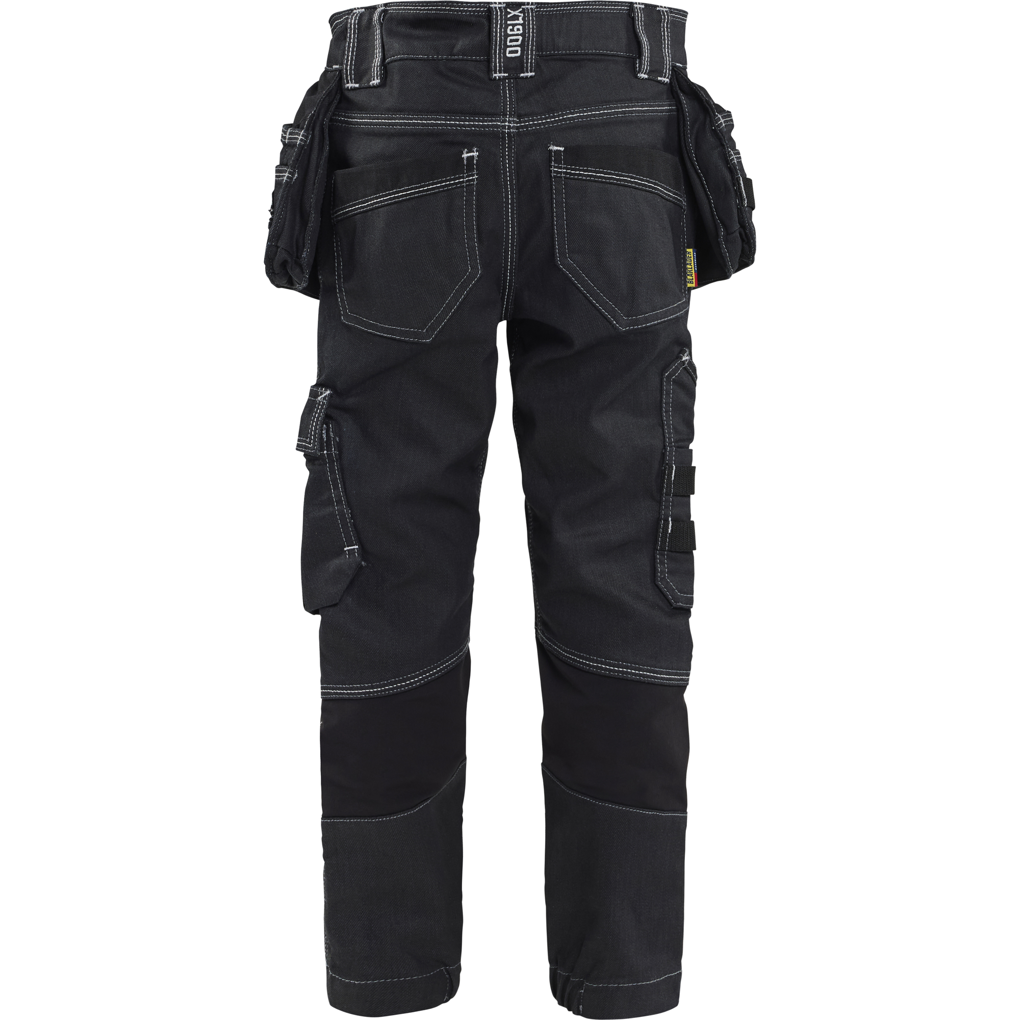 Blaklader X1900 Kids Craftsman Work Trousers Stretch, Navy/Black (4)
