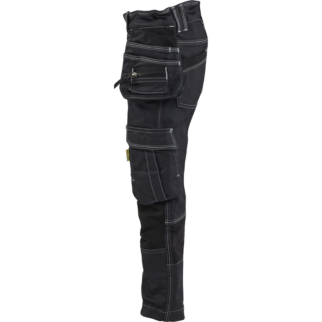 Blaklader X1900 Kids Craftsman Work Trousers Stretch, Navy/Black (3)