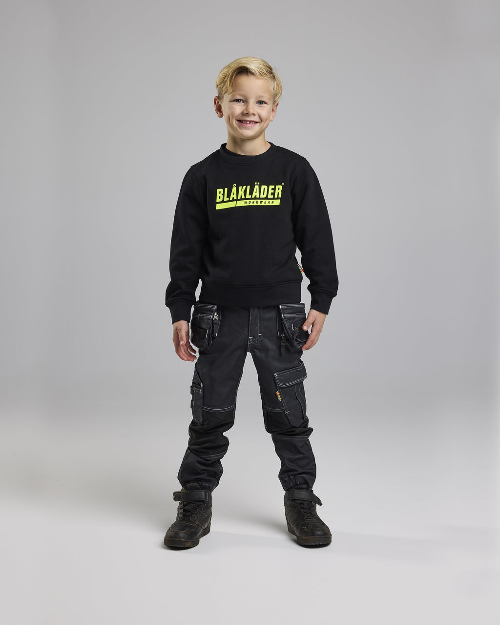 Blaklader X1900 Kids Craftsman Work Trousers Stretch, Navy/Black (5)
