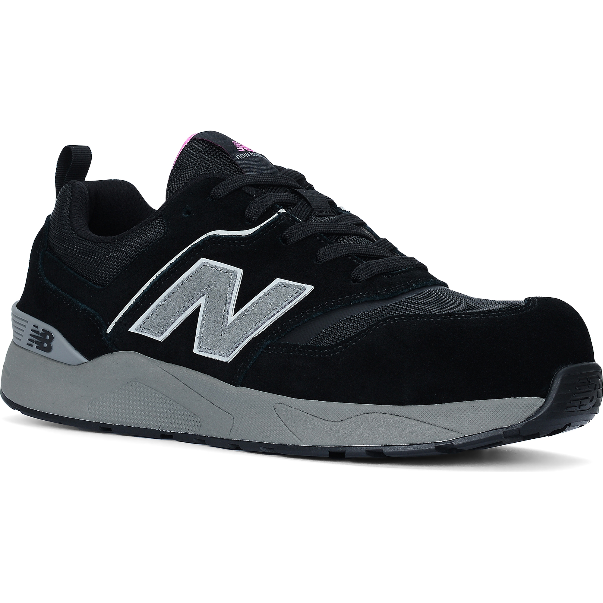 New Balance Elite Lite Womens Safety Shoe S1 PL HRO FO SC SR Black/rose