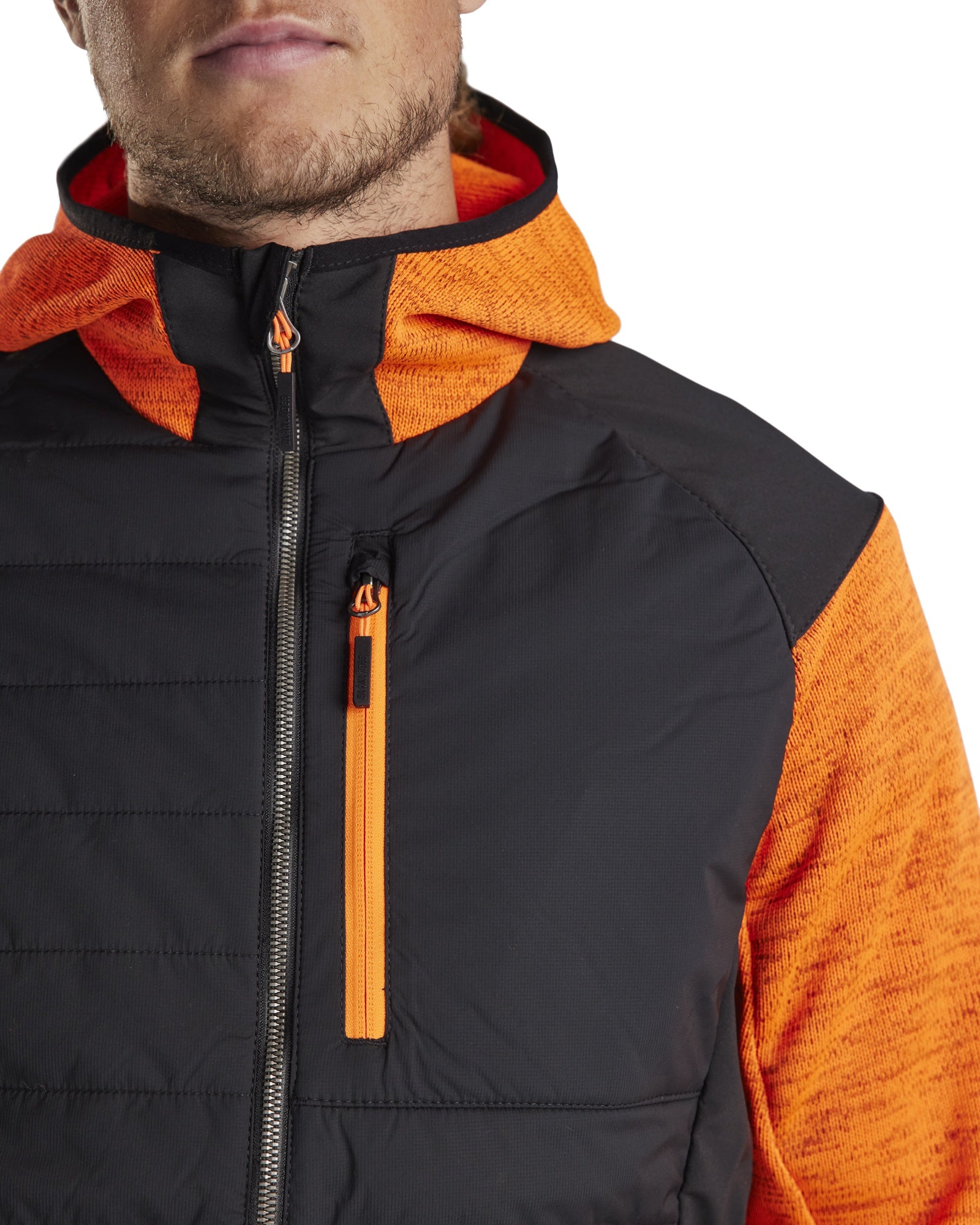 Blaklader Hybrid Jacket, Orange/Black (6)