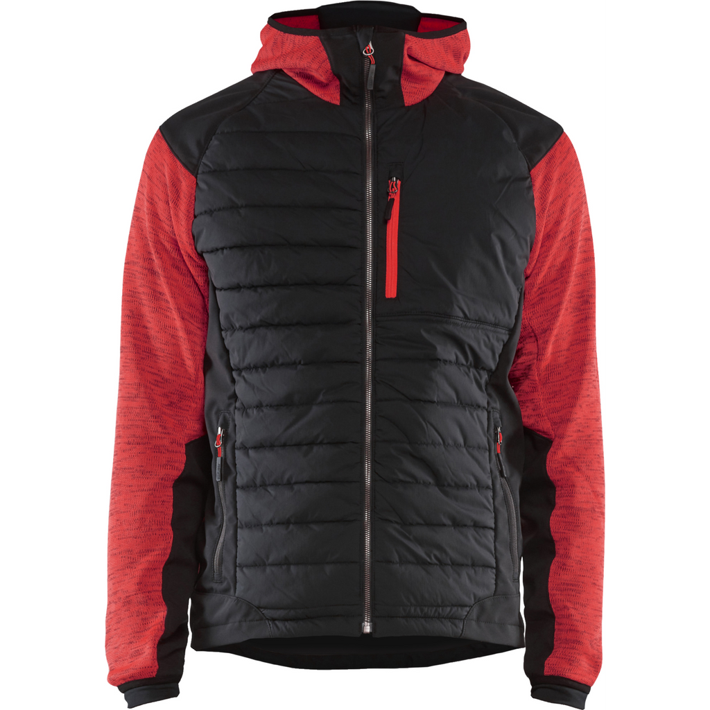 Blaklader Hybrid Jacket, Red/Black