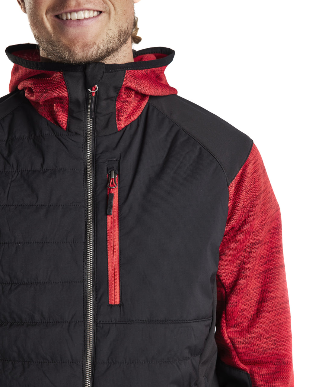 Blaklader Hybrid Jacket, Red/Black (6)