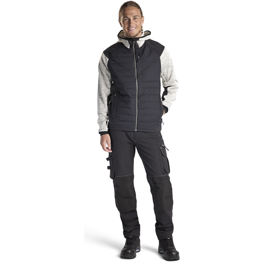 Blaklader Hybrid Jacket, Grey Melange/Black (5)
