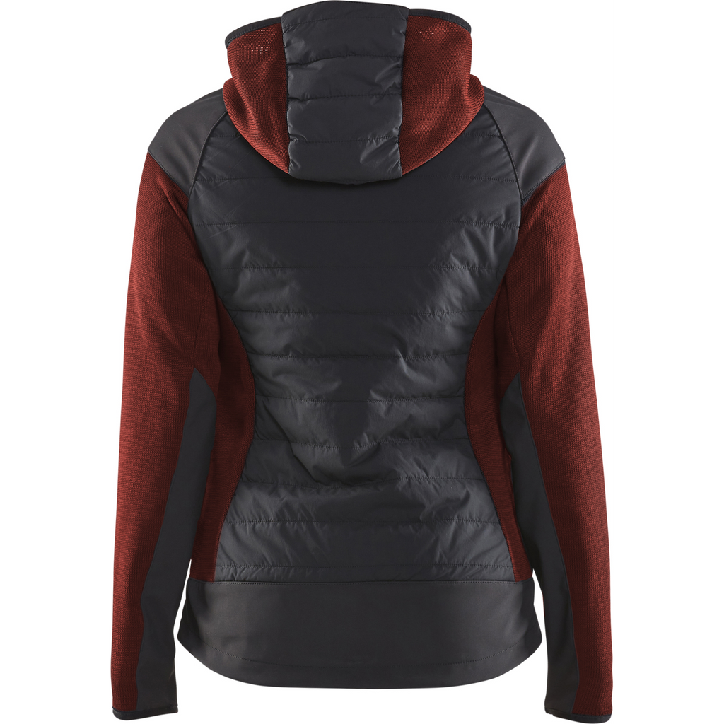Blaklader Women's Hybrid Jacket, Red/Black (4)
