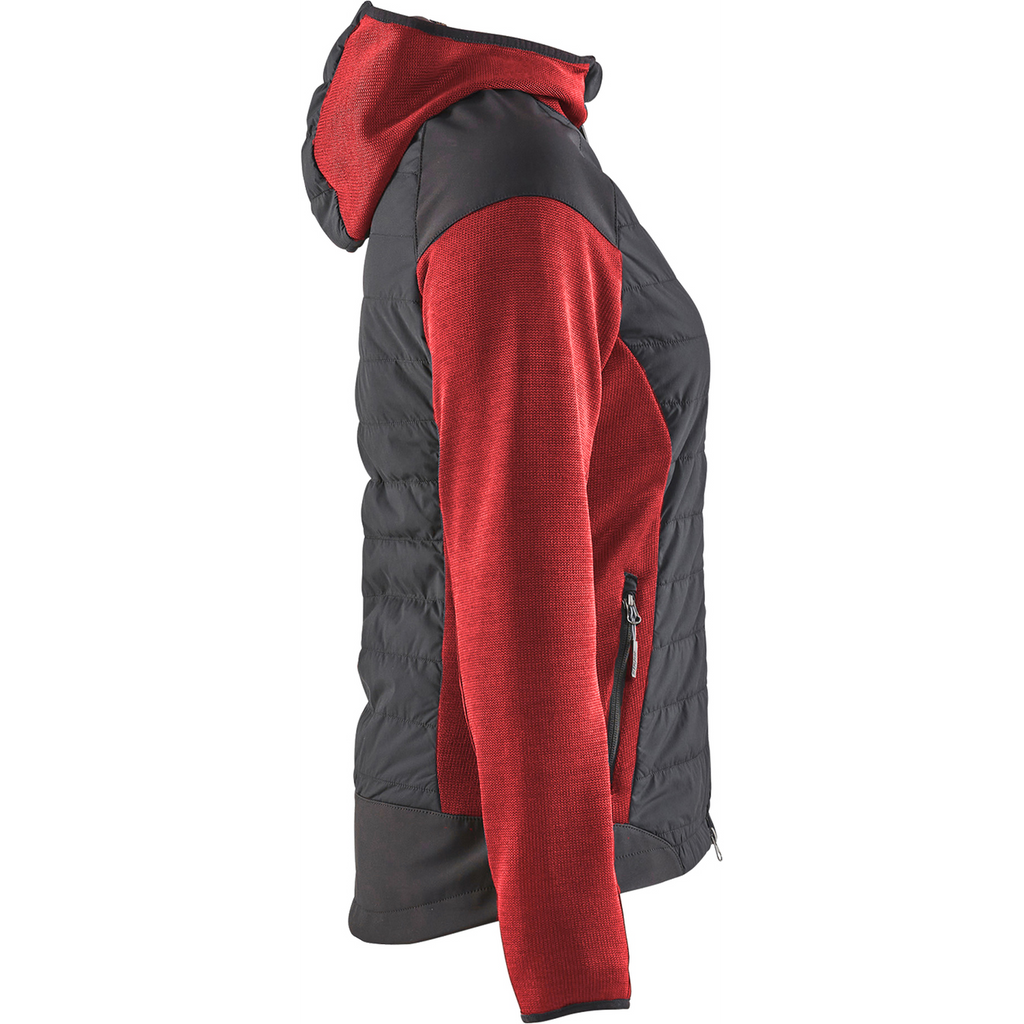 Blaklader Women's Hybrid Jacket, Red/Black (2)