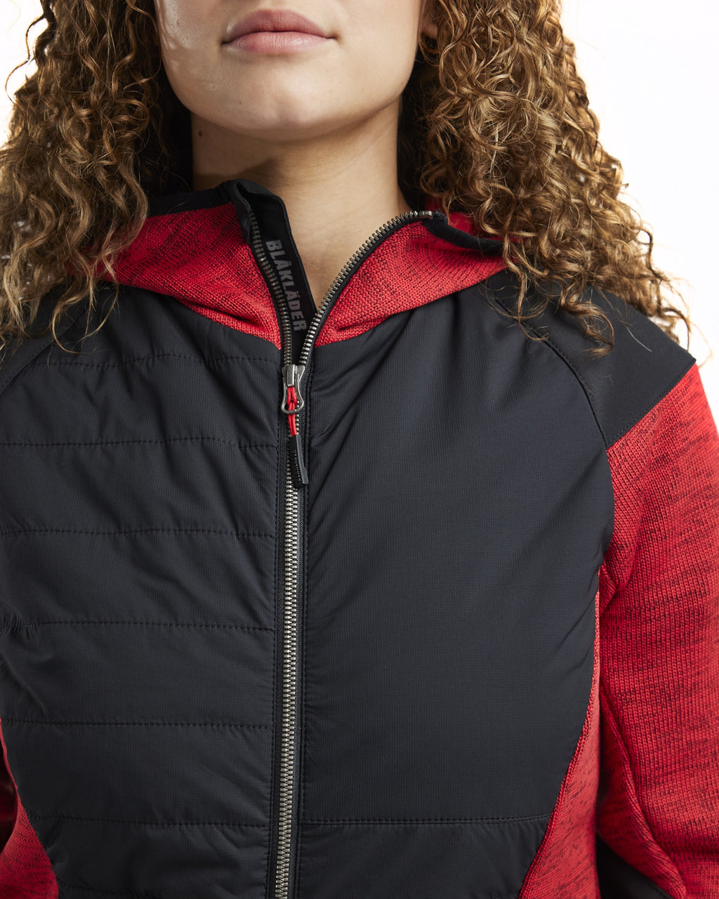 Blaklader Women's Hybrid Jacket, Red/Black (7)