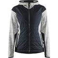 Blaklader Women's Hybrid Jacket, Grey Melange/Black