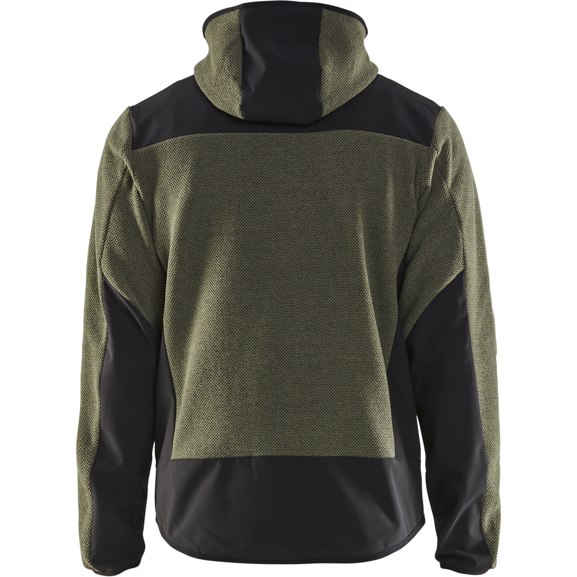 Blaklader Softshell Knitted Jacket, Autumn Green/Black (4)