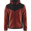 Blaklader Softshell Knitted Jacket, Rust Red/Black