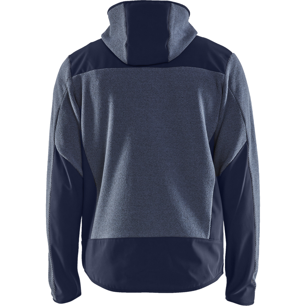 Blaklader Softshell Knitted Jacket, Pigeon Blue/Dark Navy (4)