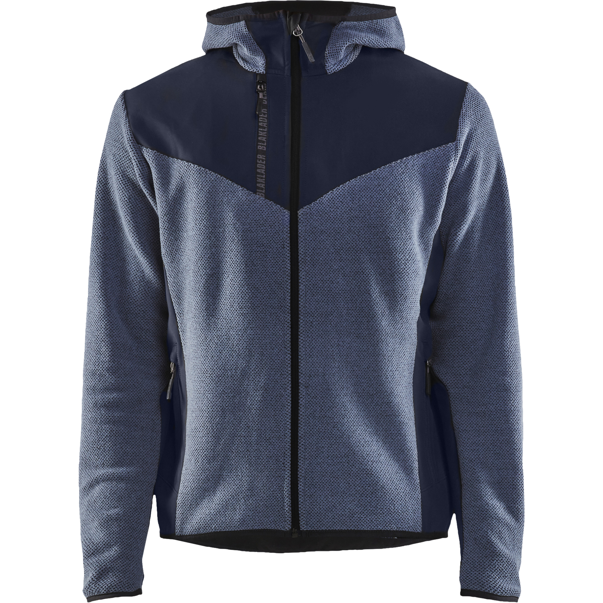 Blaklader Softshell Knitted Jacket, Pigeon Blue/Dark Navy