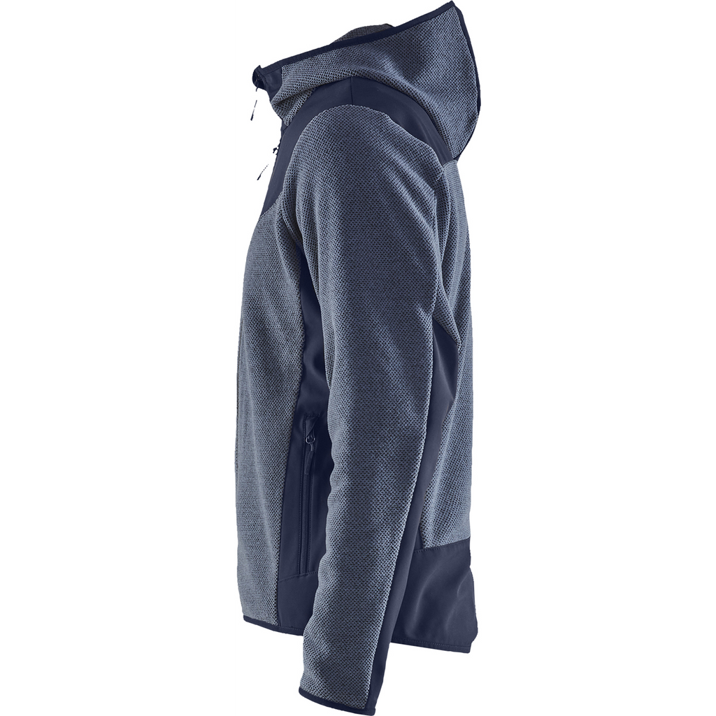 Blaklader Softshell Knitted Jacket, Pigeon Blue/Dark Navy (3)