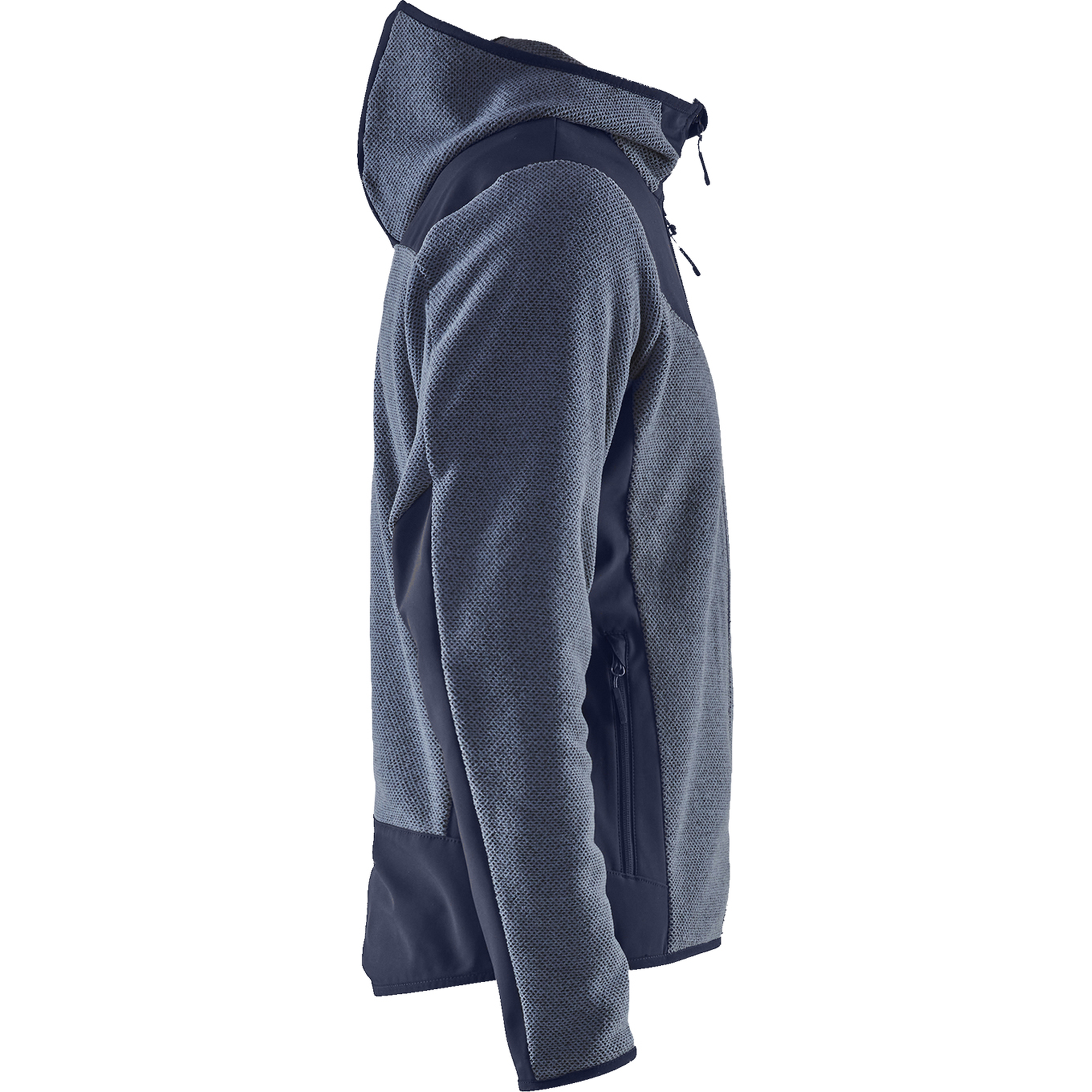 Blaklader Softshell Knitted Jacket, Pigeon Blue/Dark Navy (2)