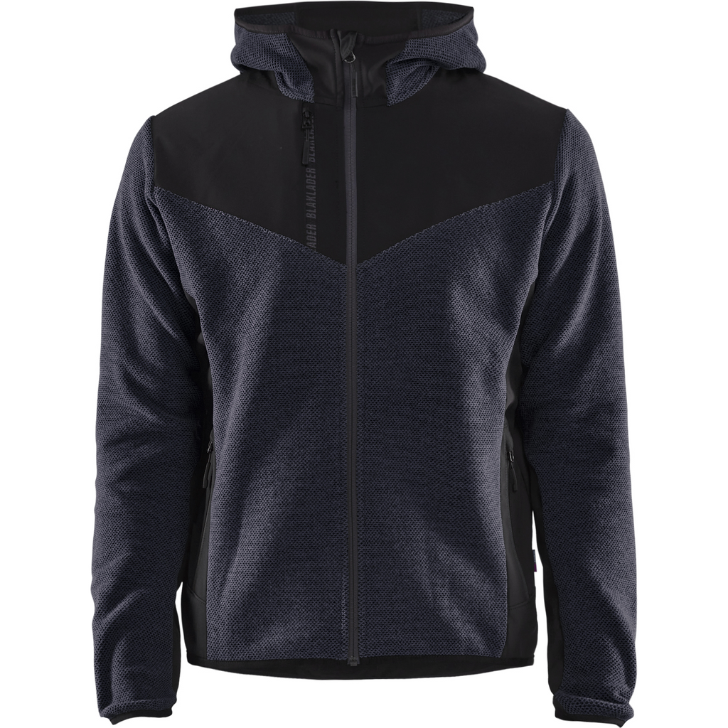 Blaklader Softshell Knitted Jacket, Dark Navy/Black