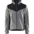 Blaklader Softshell Knitted Jacket, Grey Melange/Black