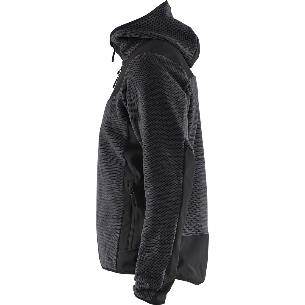 Blaklader Softshell Knitted Jacket, Dark Grey/Black (3)