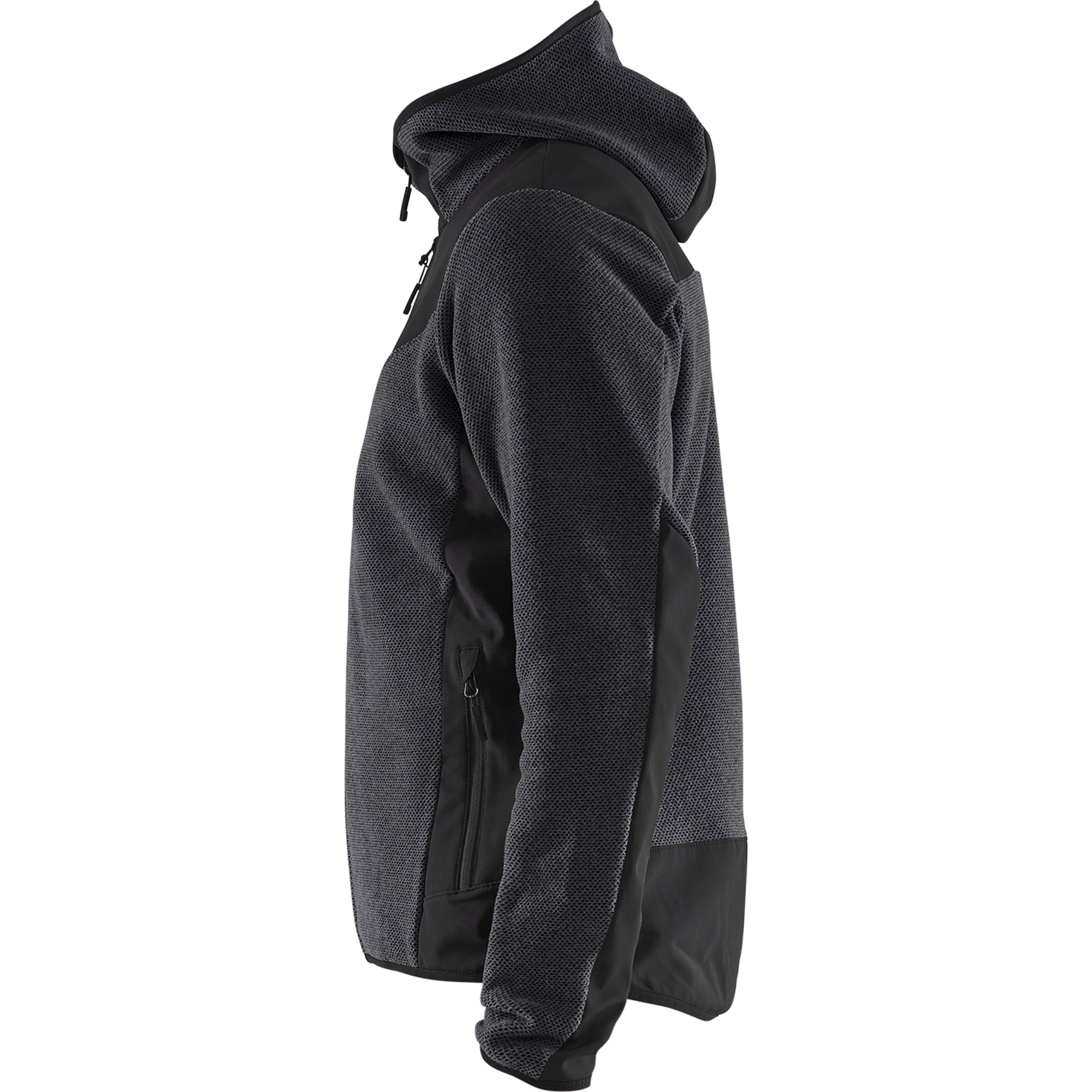 Blaklader Softshell Knitted Jacket, Dark Grey/Black (3)