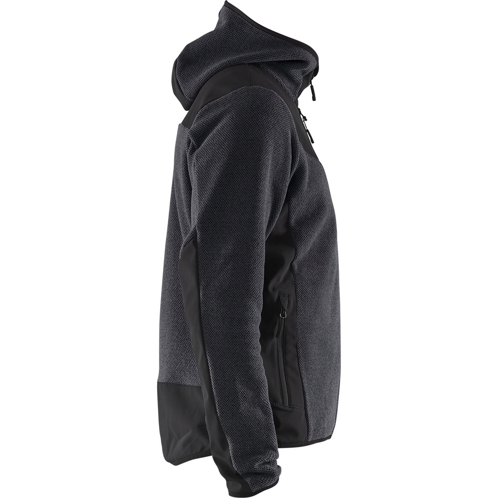 Blaklader Softshell Knitted Jacket, Dark Grey/Black (2)