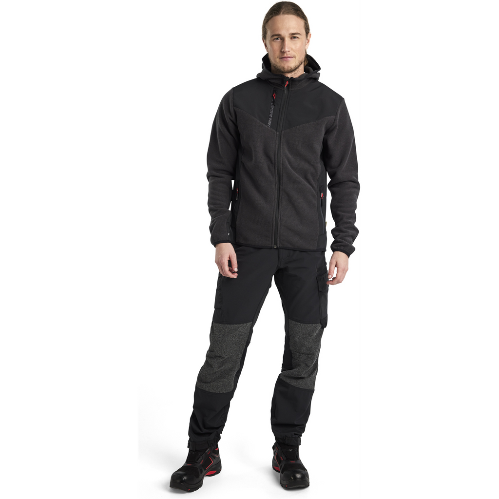 Blaklader Softshell Knitted Jacket, Dark Grey/Black (5)