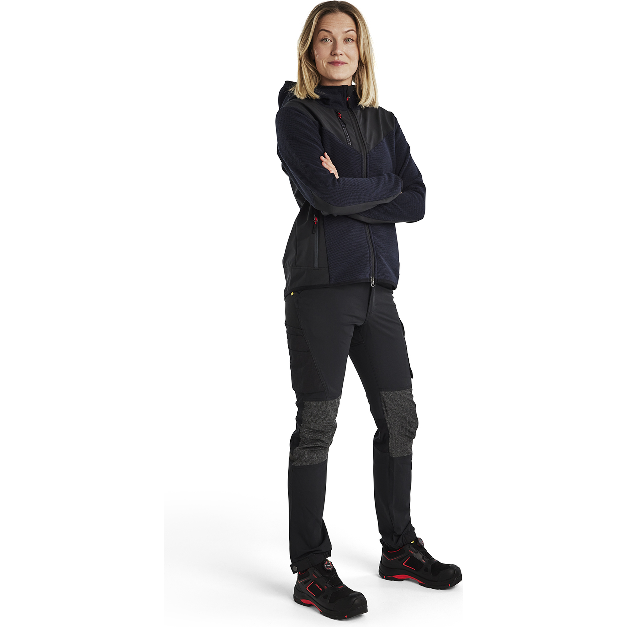 Blaklader Ladies Knitted Jacket, Dark Navy/Black (5)
