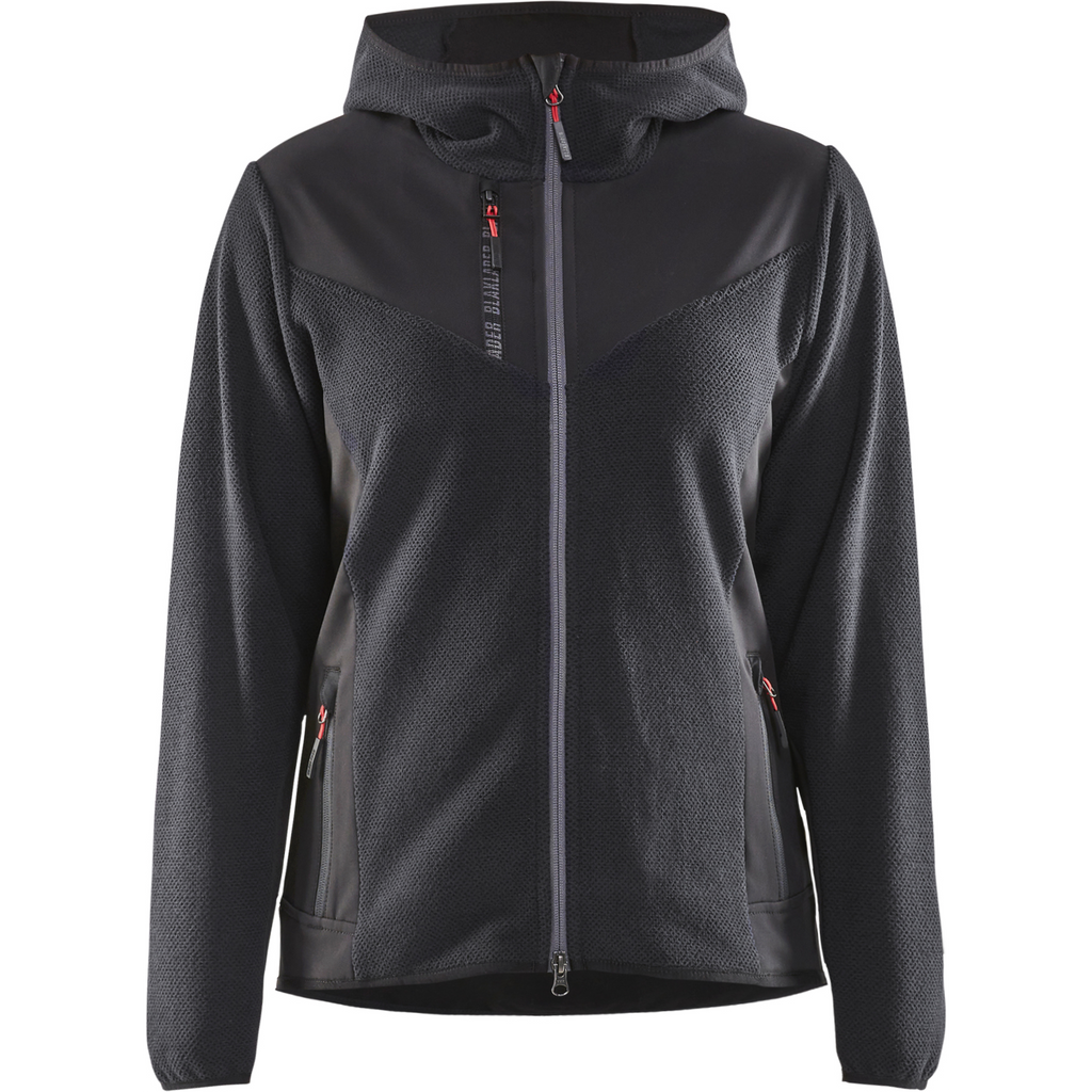 Blaklader Ladies Knitted Jacket, Dark Grey/Black