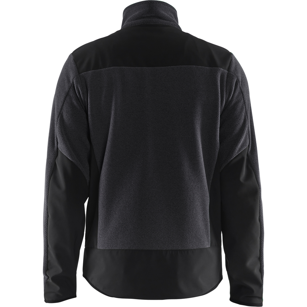 Blaklader Softshell Knitted Jacket, Dark Grey/Black (4)