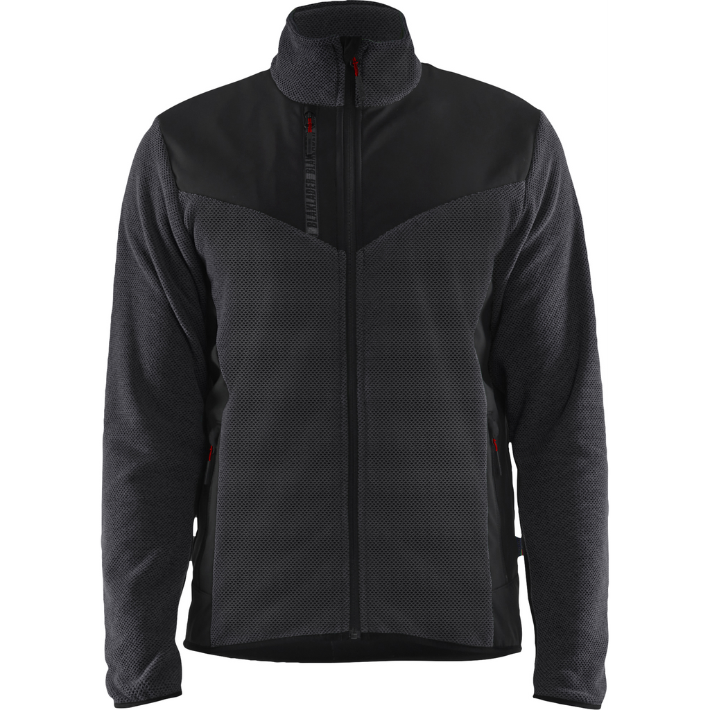 Blaklader Softshell Knitted Jacket, Dark Grey/Black