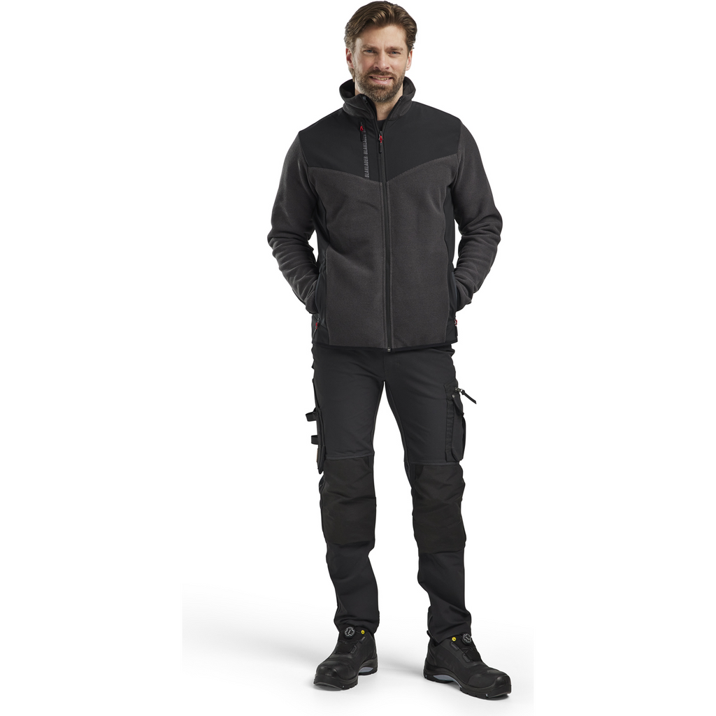 Blaklader Softshell Knitted Jacket, Dark Grey/Black (5)