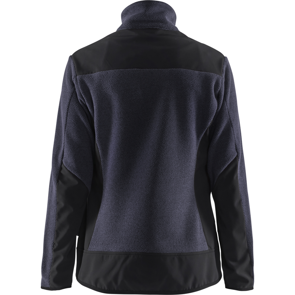 Blaklader Women's Softshell Knitted Jacket, Dark Navy/Black (4)