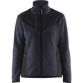 Blaklader Women's Softshell Knitted Jacket, Dark Navy/Black