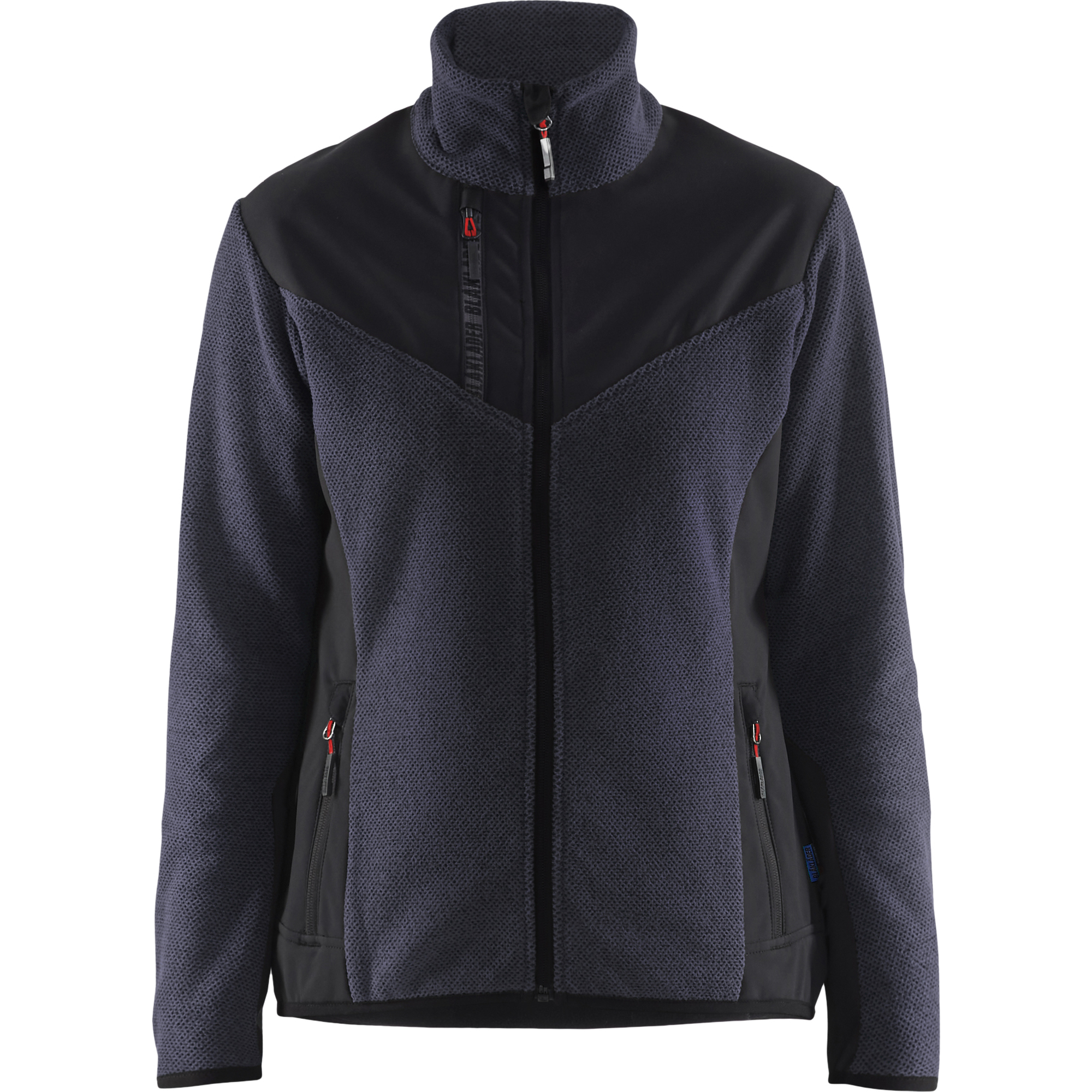 Blaklader Women's Softshell Knitted Jacket, Dark Navy/Black