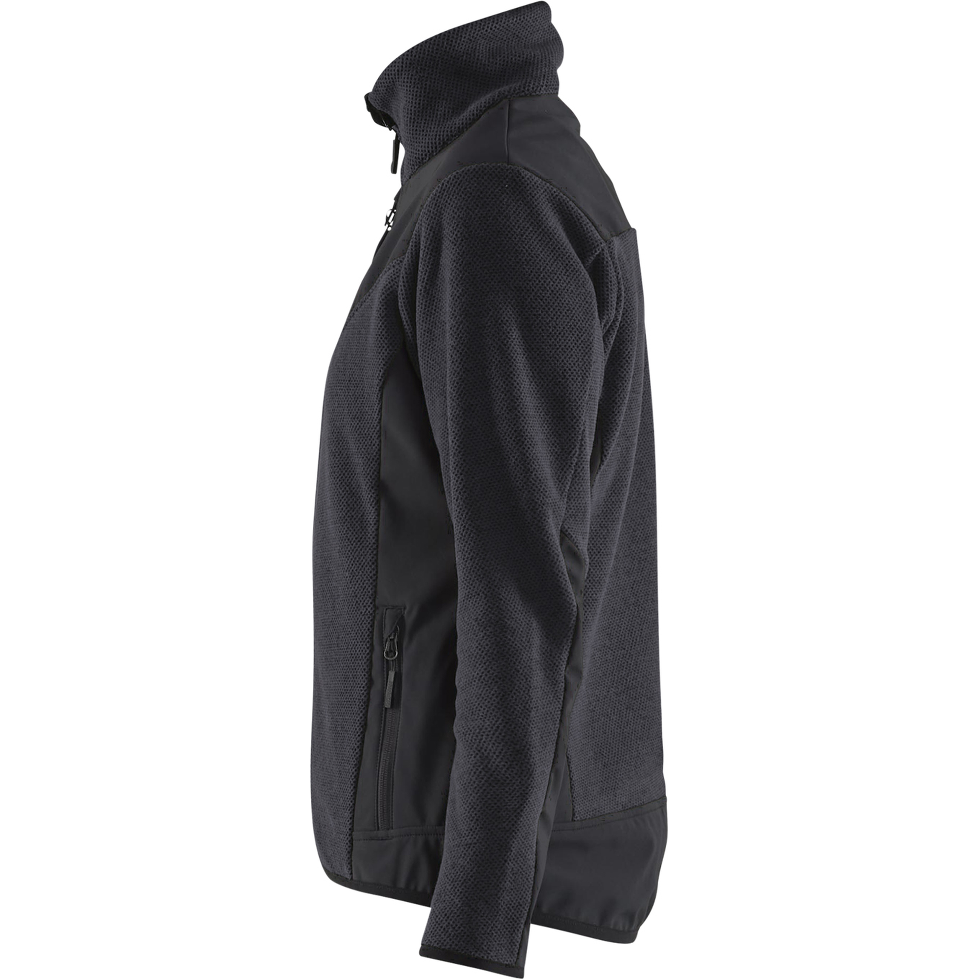 Blaklader Women's Softshell Knitted Jacket, Dark Grey/Black (3)
