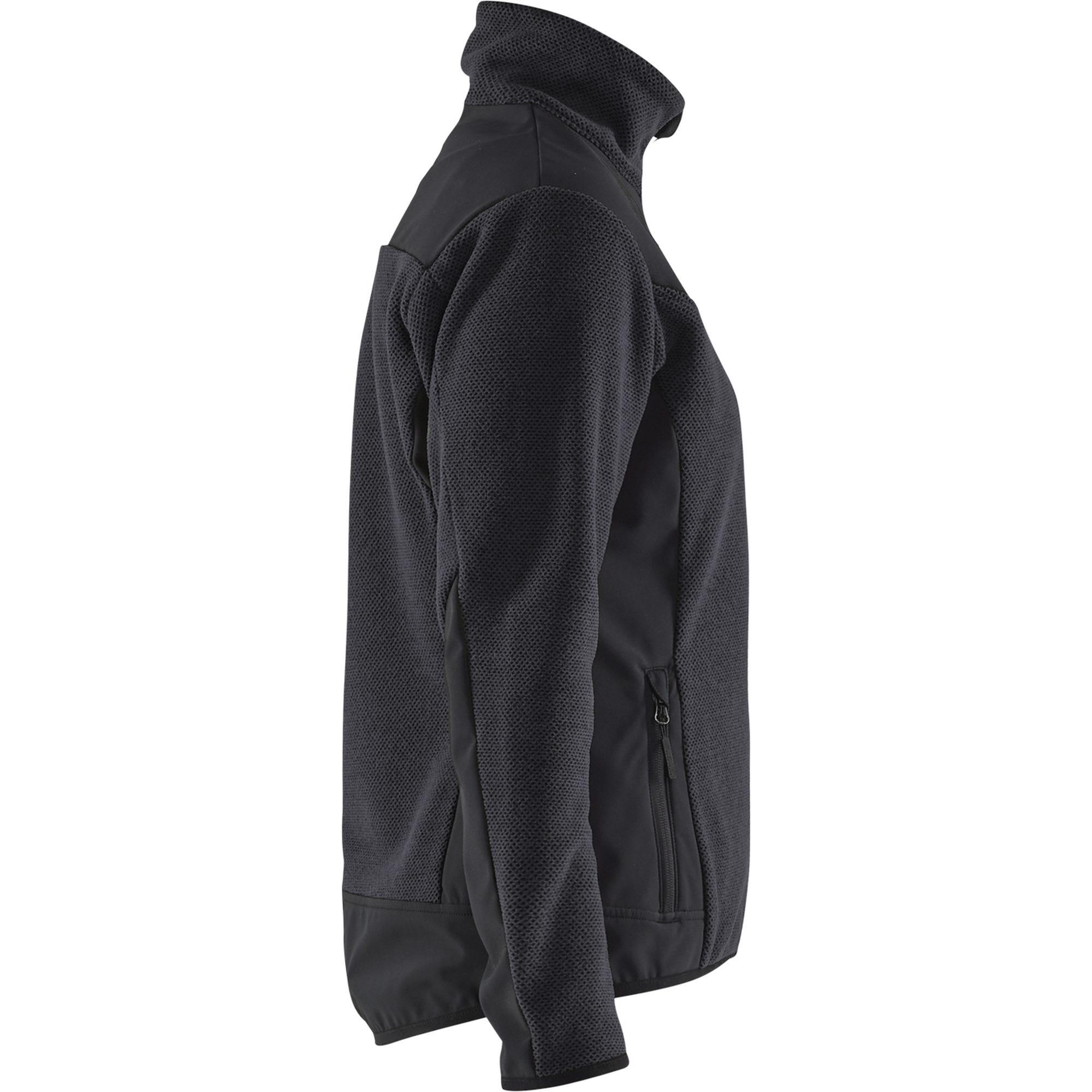 Blaklader Women's Softshell Knitted Jacket, Dark Grey/Black (2)