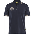 Blaklader Grit and Grind Polo Shirt, Dark Navy