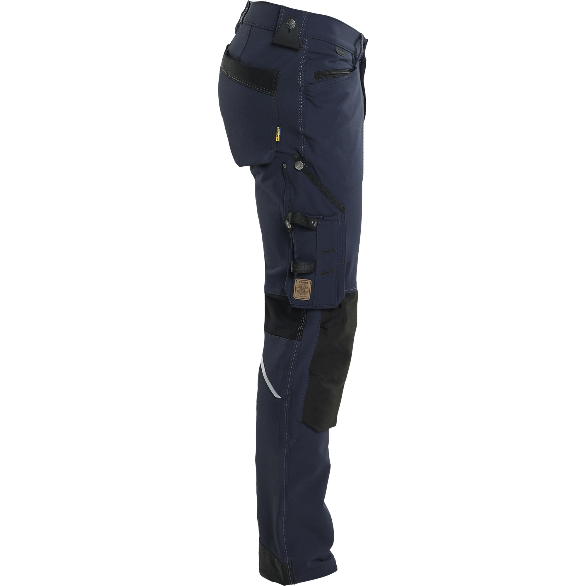 Blaklader X1900 4-Way Stretch Craftsman Work Trousers, Dark Navy/Black (2)