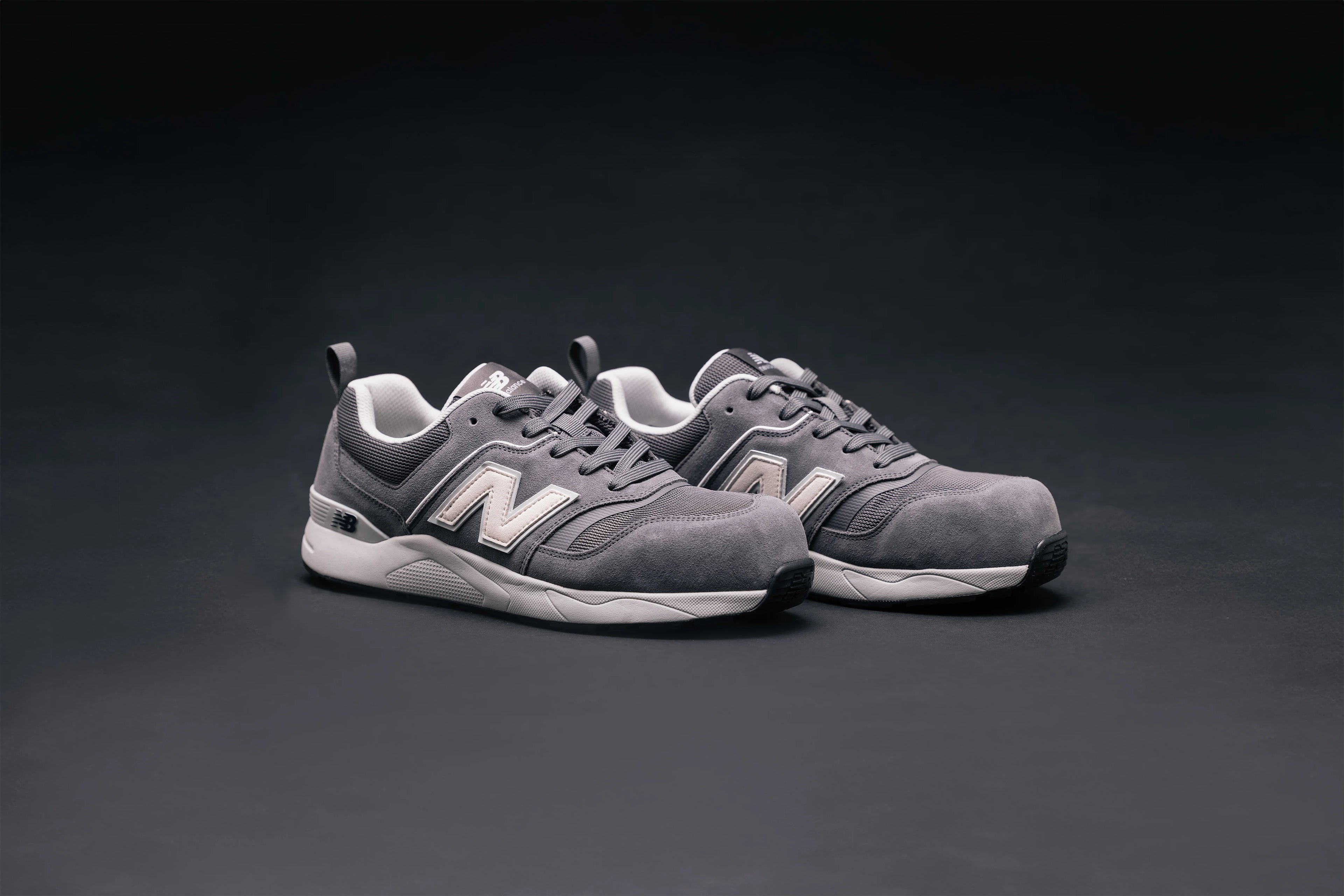 New Balance Elite Lite Mens Safety Shoes S1 PL HRO FO SC SR Grey/white (7)