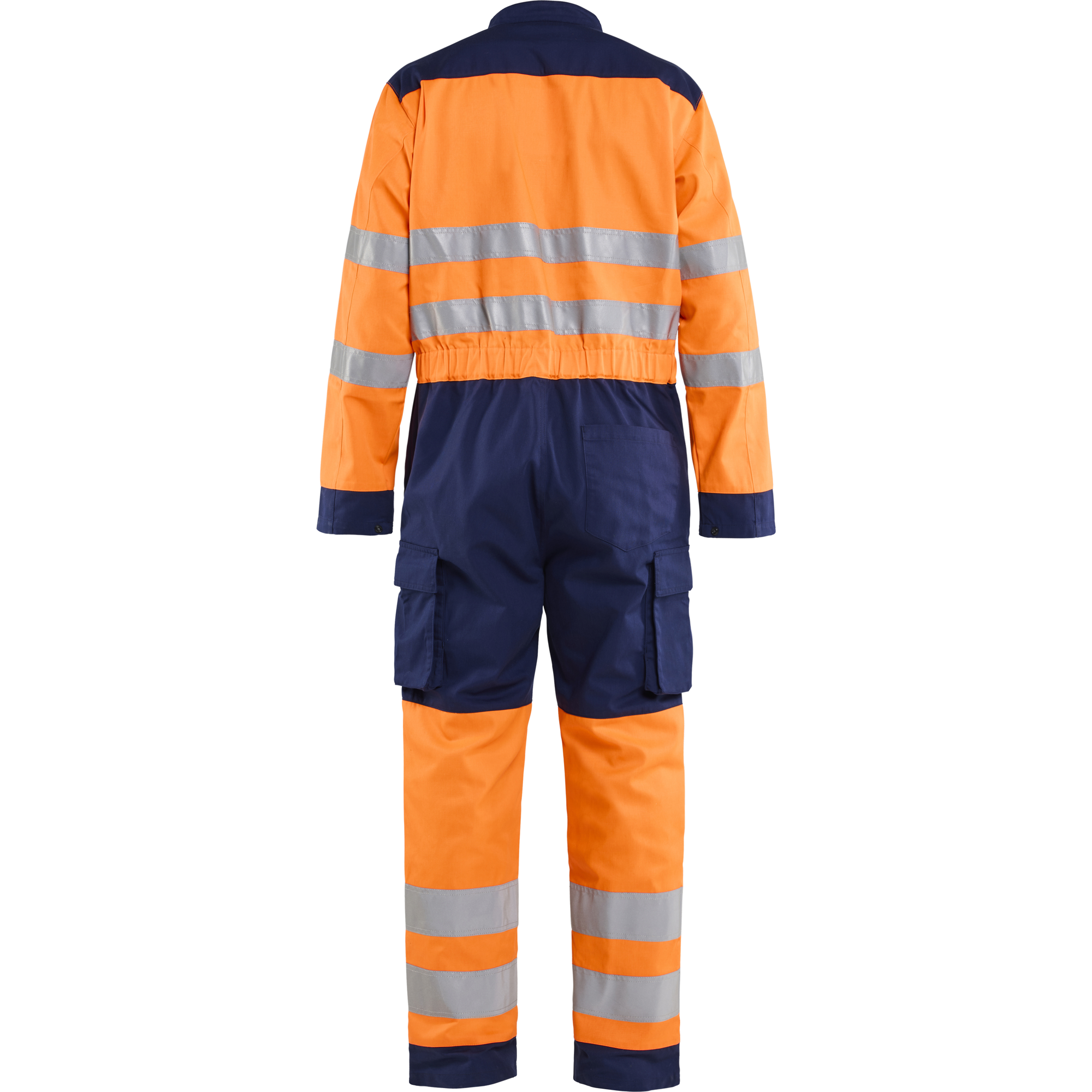 Blaklader High Vis Overall, High Vis Orange/Navy Blue (4)