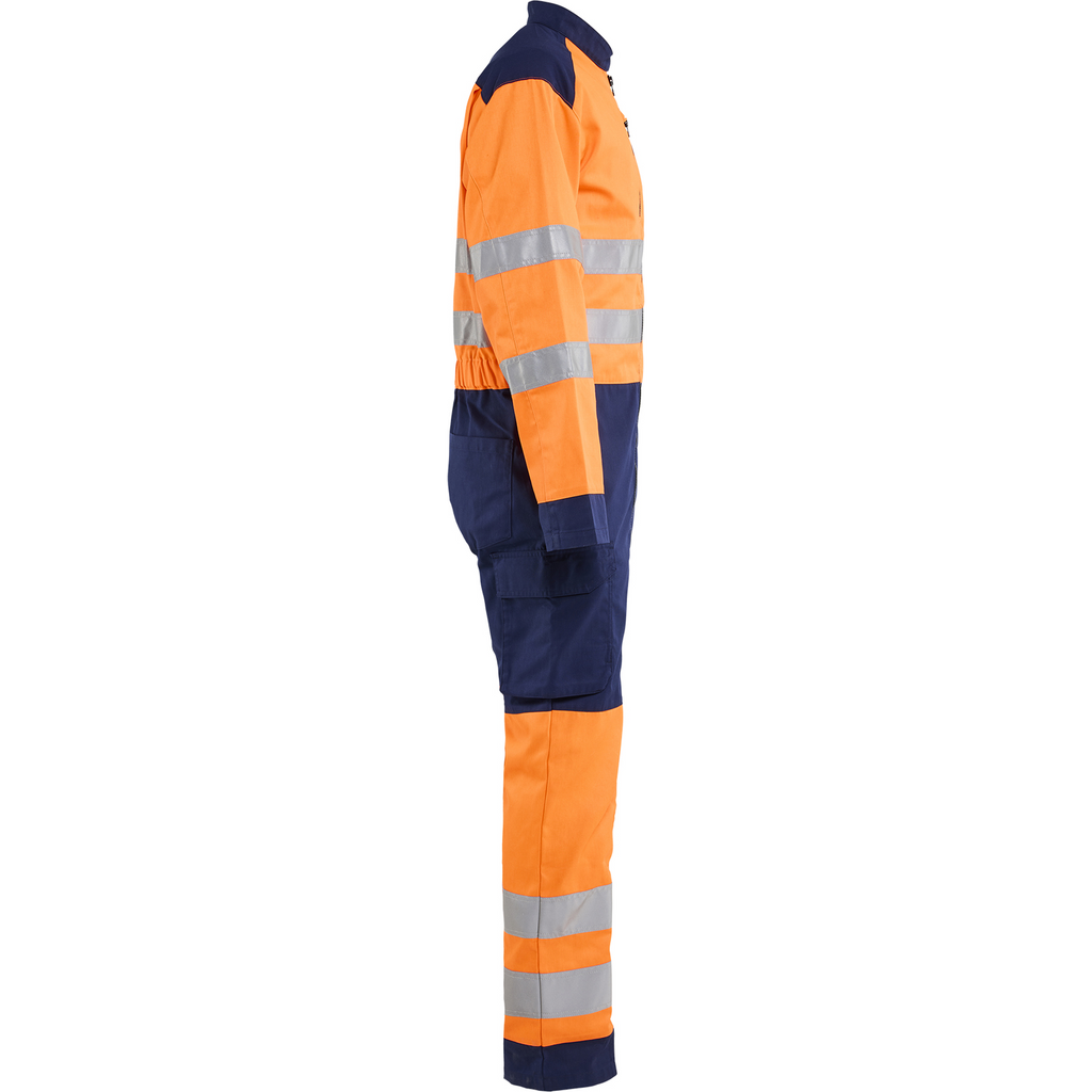 Blaklader High Vis Overall, High Vis Orange/Navy Blue (2)