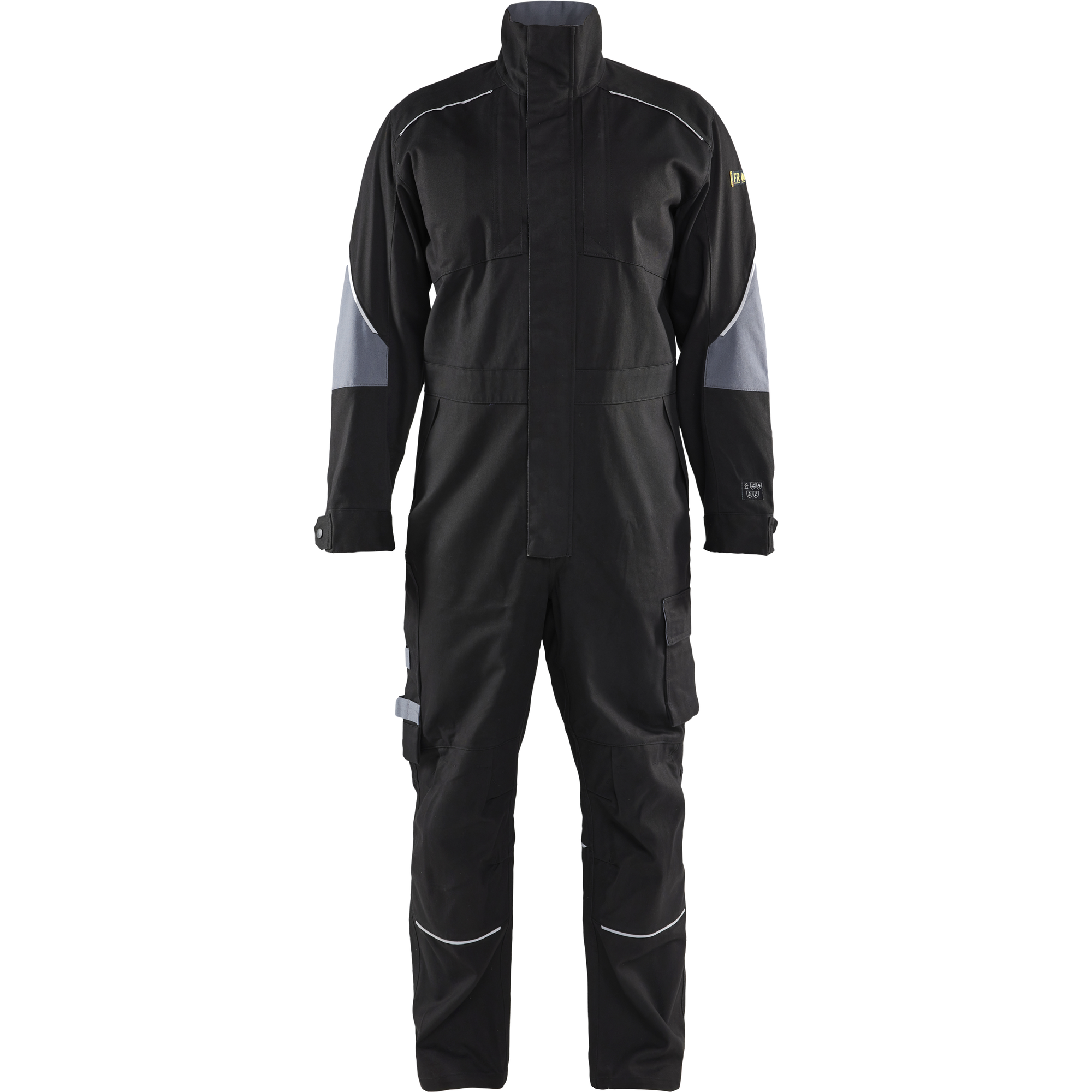 Blaklader Flame Resistant Coverall, Black/Grey